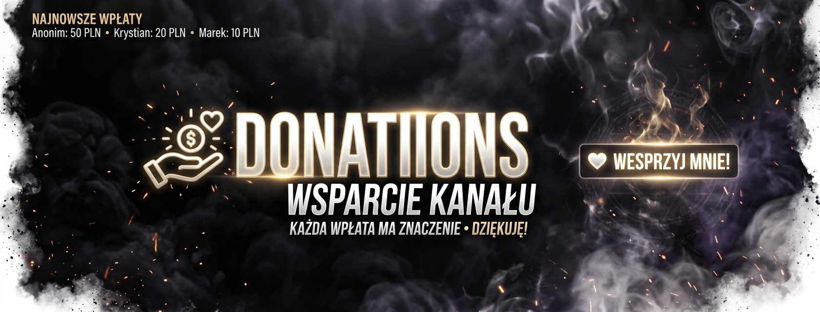 Baner streamera Aresekcsgo – strona dotacji na StreamPay