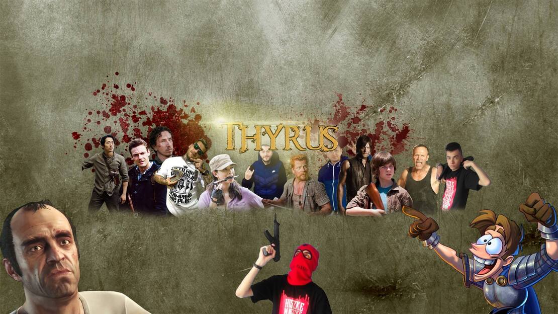 Baner streamera Thyrus – strona dotacji na StreamPay