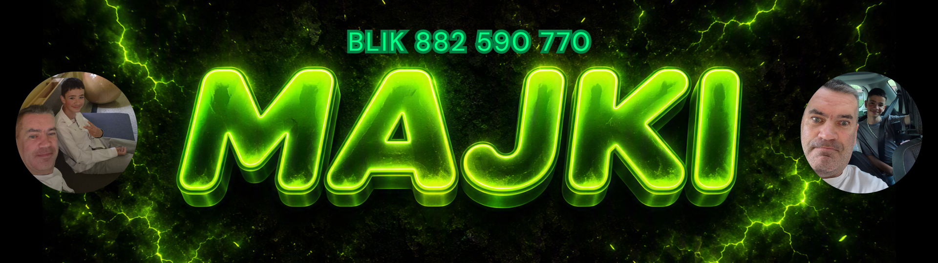 Baner streamera Majki – strona dotacji na StreamPay
