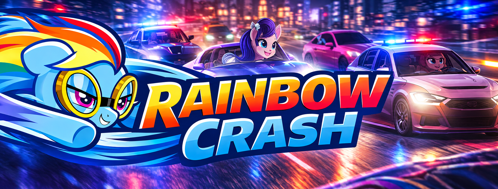Baner streamera RainbovvCrash – strona dotacji na StreamPay